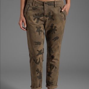 Joe’s Jeans Dayana Camouflage Straight Ankle Pants